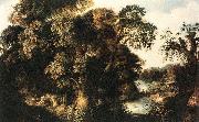 KEIRINCKX, Alexander Forest Scene - Oil on oak oil